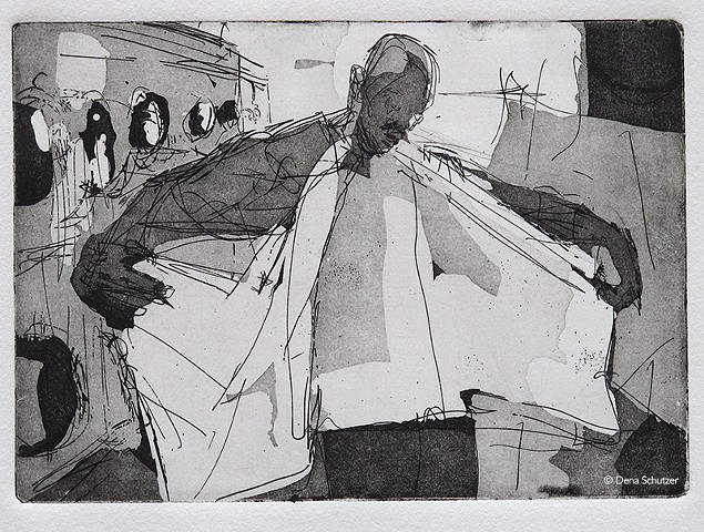 635x480 Dena Schutzer - Man With Wings Drawing