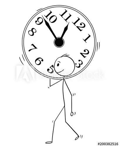 409x500 Cartoon Stick Man Drawing Conceptual Illustration Of Businessman - Management Drawing