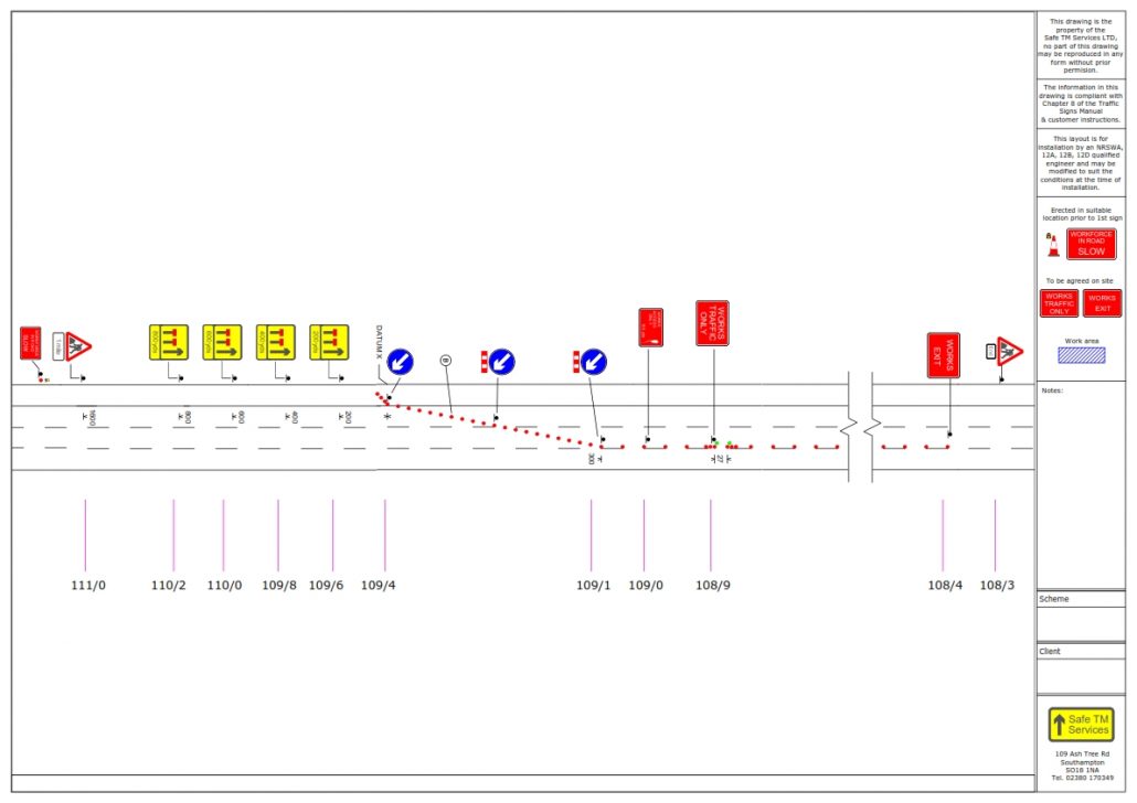 1030x728 example of safe tm services technical cad drawings for traffic - Management Drawing