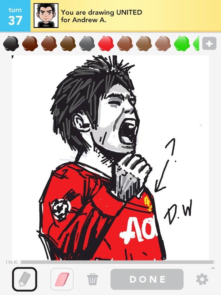720x960 Manchester United! Best Of Draw Something Manchester United - Manchester United Drawing