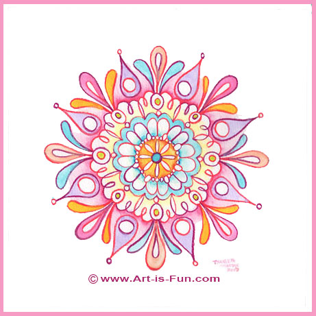 461x461 how to draw a mandala learn how to draw mandalas for spiritual - Mandala Art Drawing