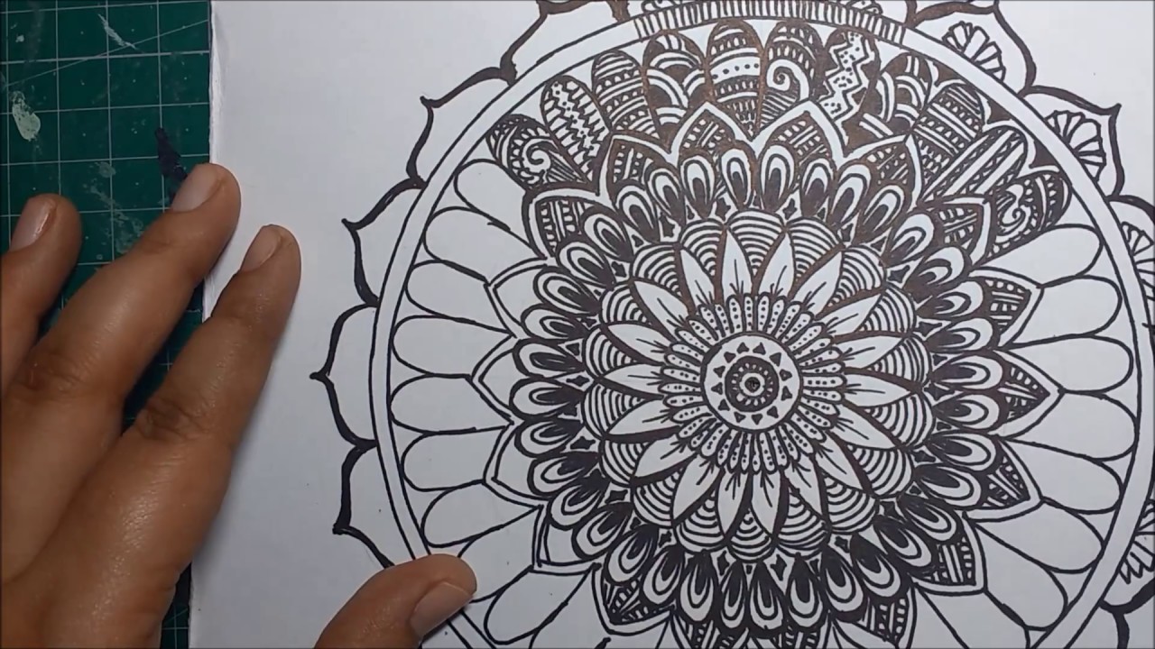 1280x720 How To Draw A Mandala - Mandala Art Drawing