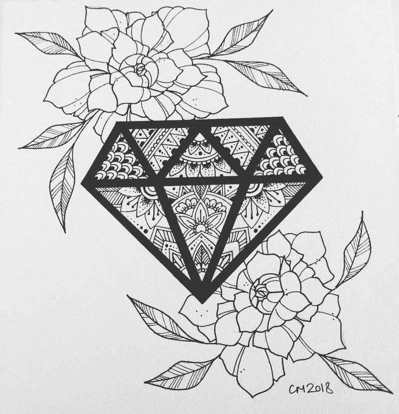 800x830 diamond, mandala art curated eclectics unique boutique gallery - Mandala Art Drawing