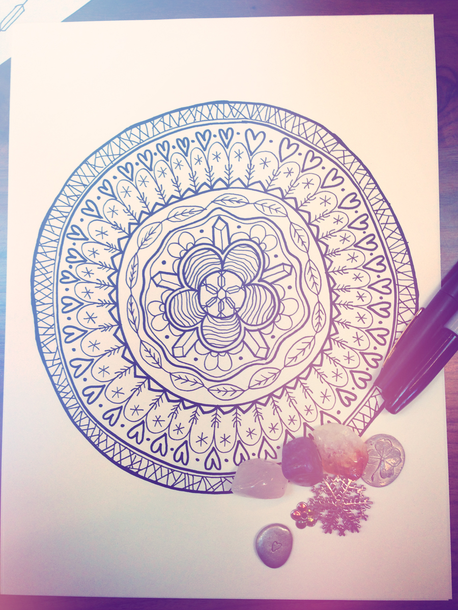 900x1200 Draw A Personal Mandala - Mandala Drawing