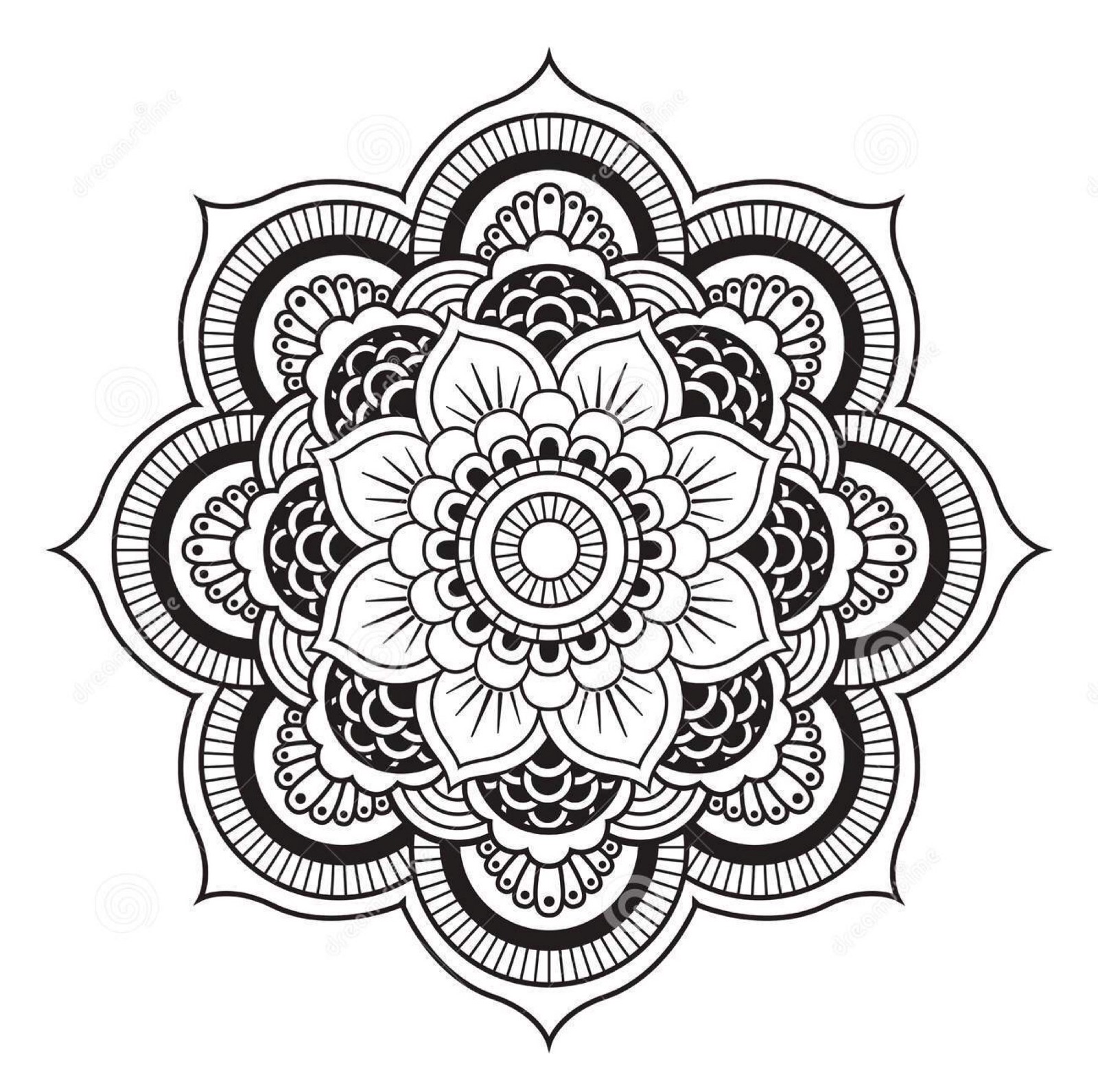 1600x1592 The Soothing Feeling Of Drawing Mandala Pelle Kimvall Medium - Mandala Drawing