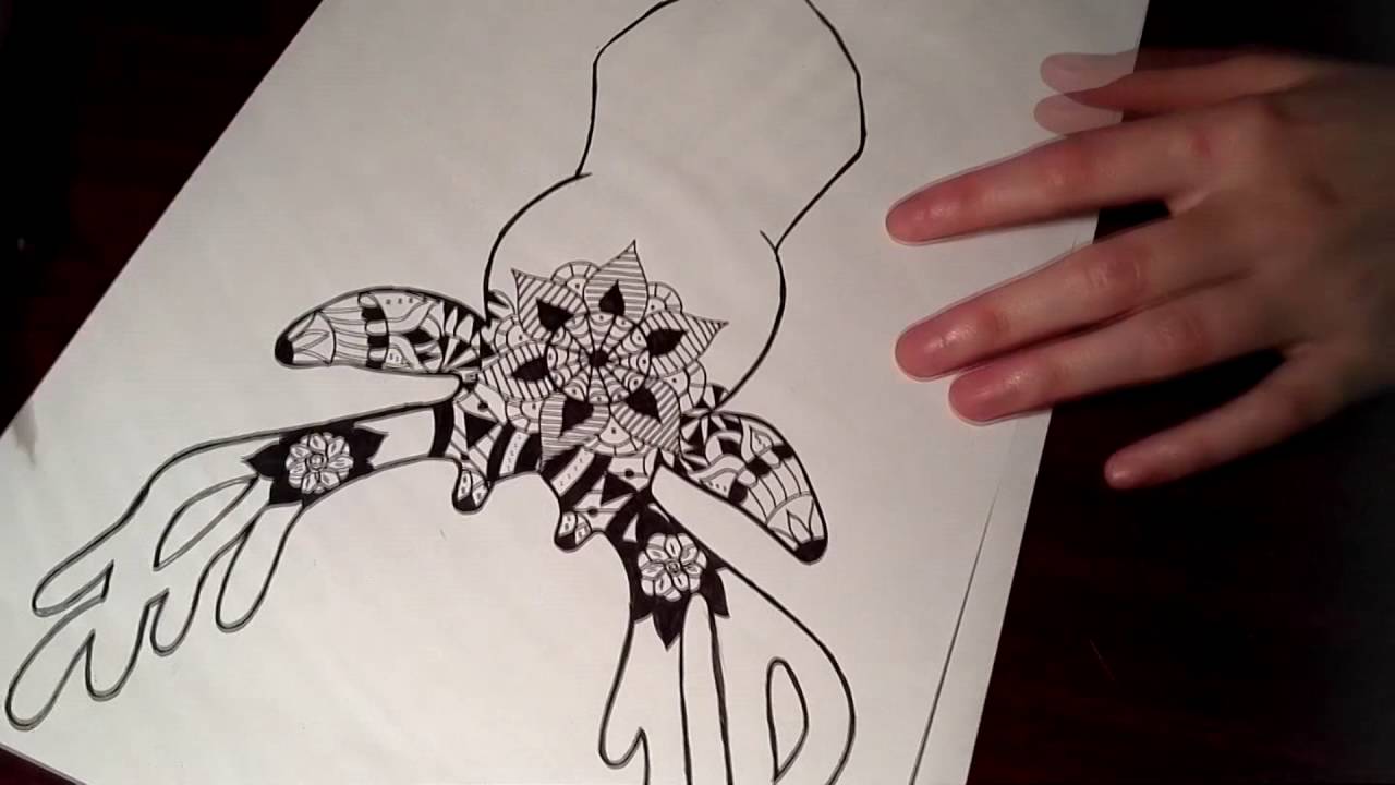 1280x720 Speed Drawing - Mandala Drawing Animals