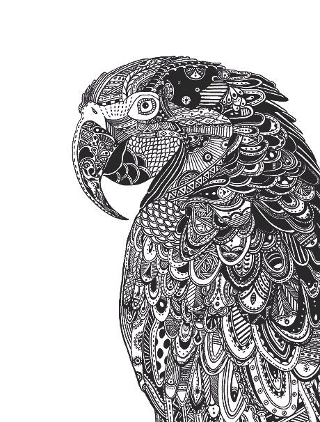 460x606 Art, Bird, Drawing, Mandala, ^ ^, First Set - Mandala Drawing Animals