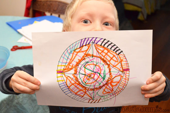 550x364 Drawing Ideas For Kids - Mandala Drawing For Kids