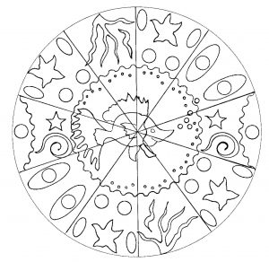 300x292 Easy Mandalas For Kids - Mandala Drawing For Kids