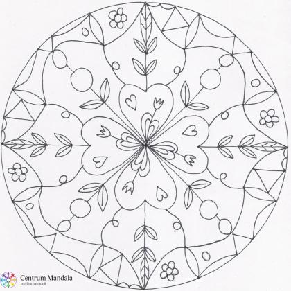 420x420 Mandalas For Children Centrum Mandala - Mandala Drawing For Kids