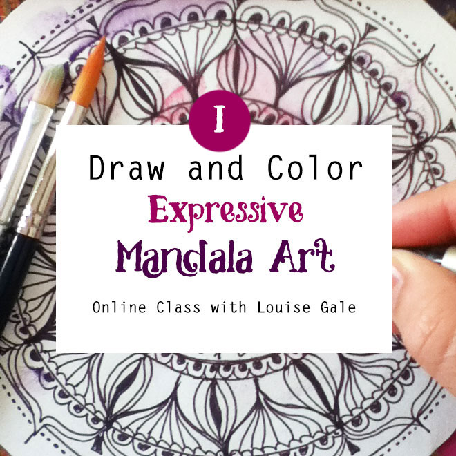660x660 Draw And Color Expressive Mandala Art - Mandala Drawing Online