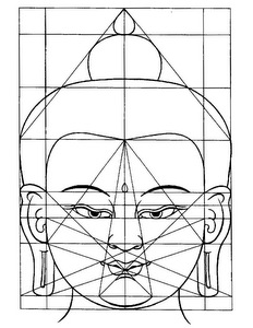 232x300 Drawing The Face Of The Buddha - Mandala Drawing Online