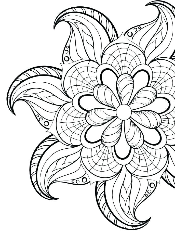 687x906 mandala drawing printable mandala coloring pages mandala coloring - Mandala Drawing Online