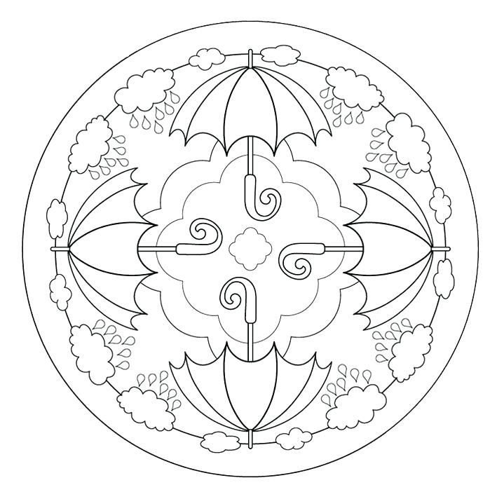 709x712 mandala printables mandala drawing mandalas mandala coloring pages - Mandala Drawing Online