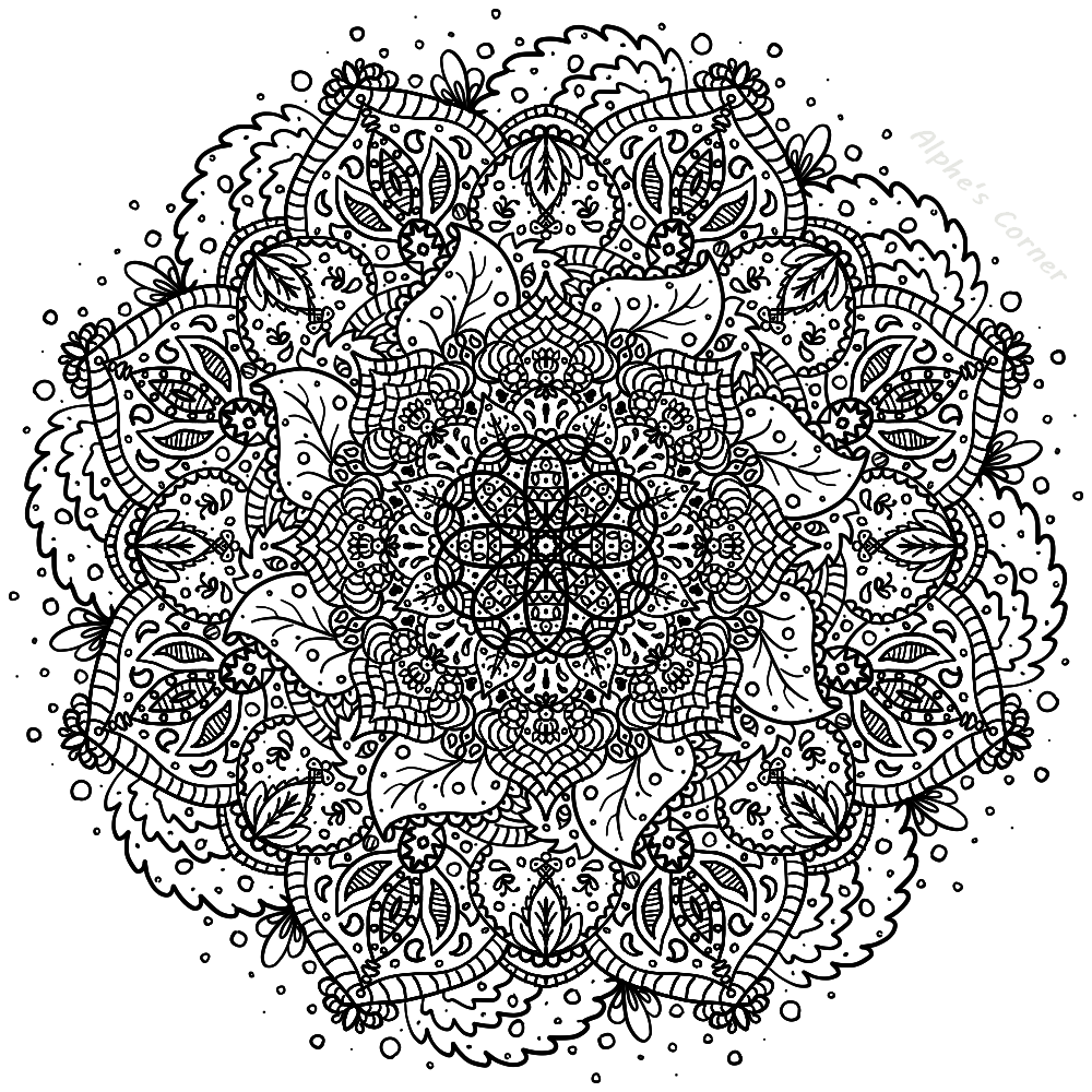 Mandala Drawing Online at Explore collection of