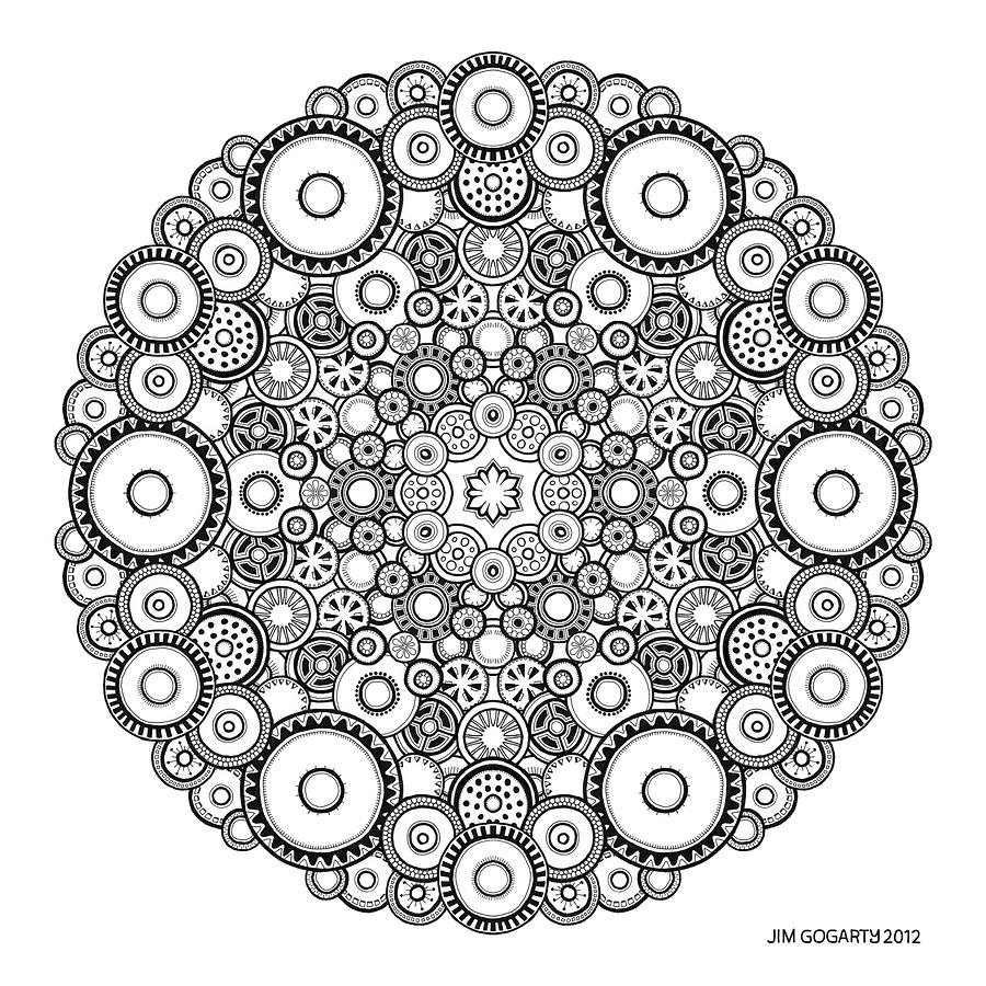 900x900 Mandala Drawing Drawing - Mandala Drawing Pdf