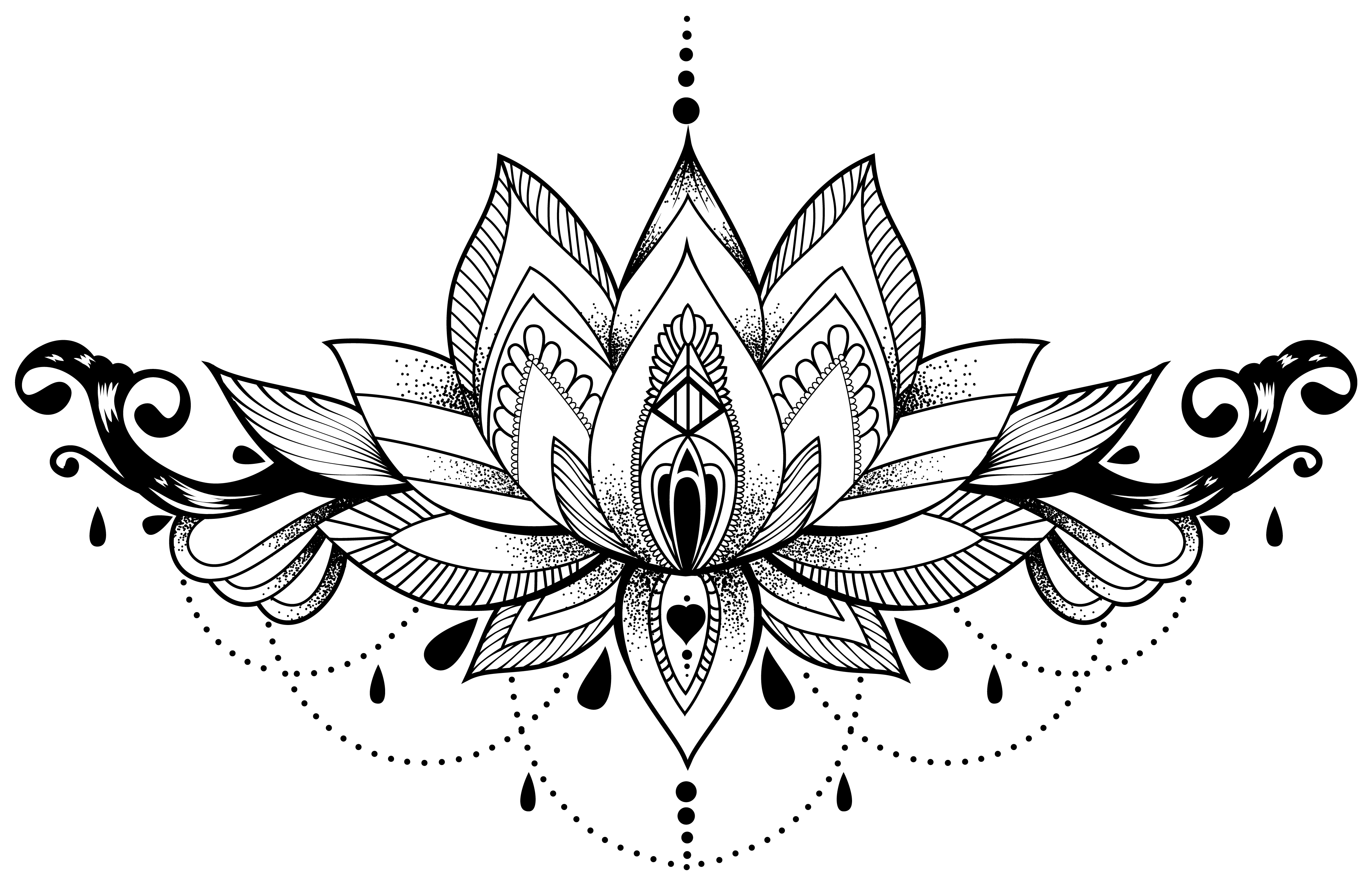 Download Mandala Lotus Flower Drawing at PaintingValley.com ...