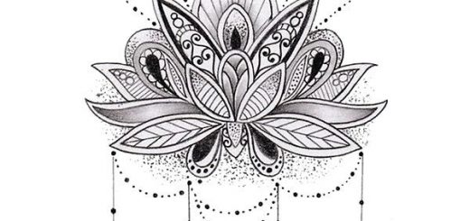 520x245 Mandala - Mandala Lotus Flower Drawing