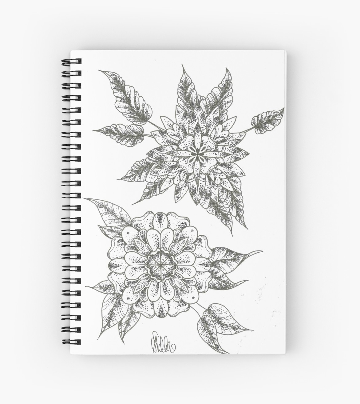 1171x1313 dotwork mandala tattoo design spiral notebooks - Mandala Tattoo Drawing