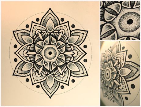 461x350 Mandala Tattoo Images Designs - Mandala Tattoo Drawing