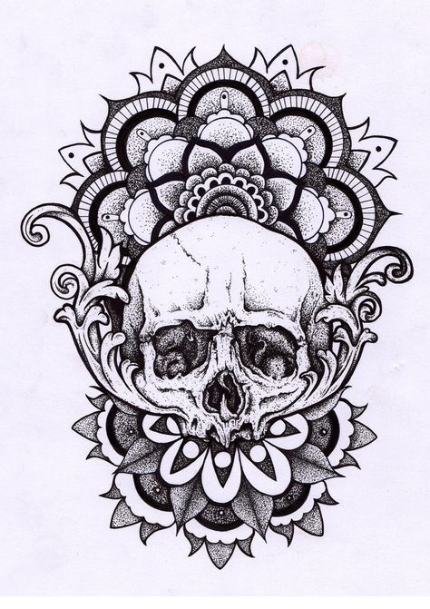 474x671 skull mandala designs i like mandala tattoo, tattoos, tattoo - Mandala Tattoo Drawing
