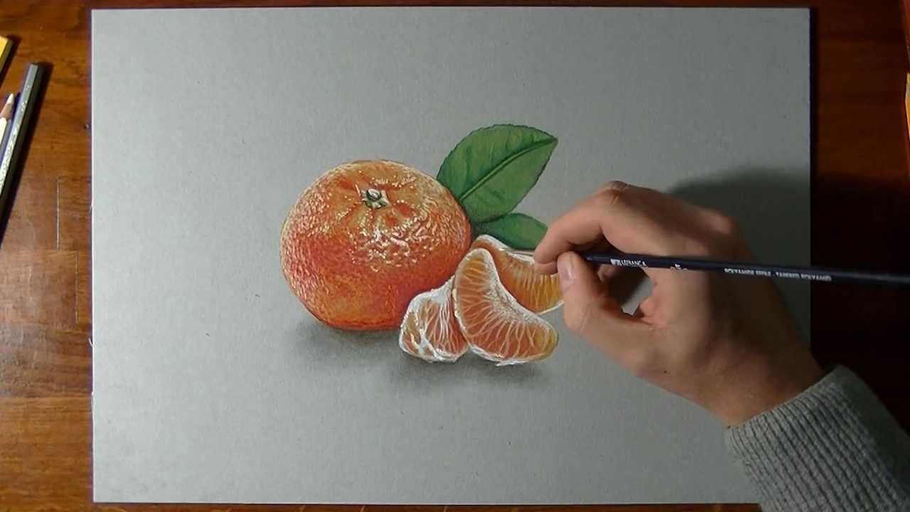 1280x720 how i draw a mandarin orange - Mandarin Orange Drawing