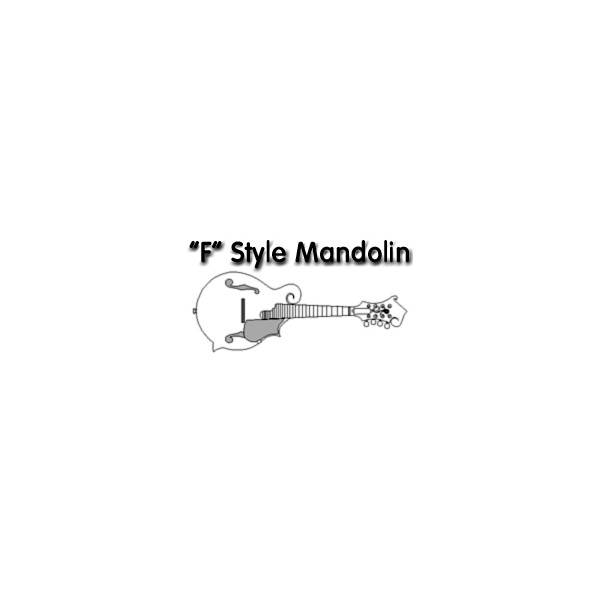 600x600 F Style Mandolin Drawing - Mandolin Drawing