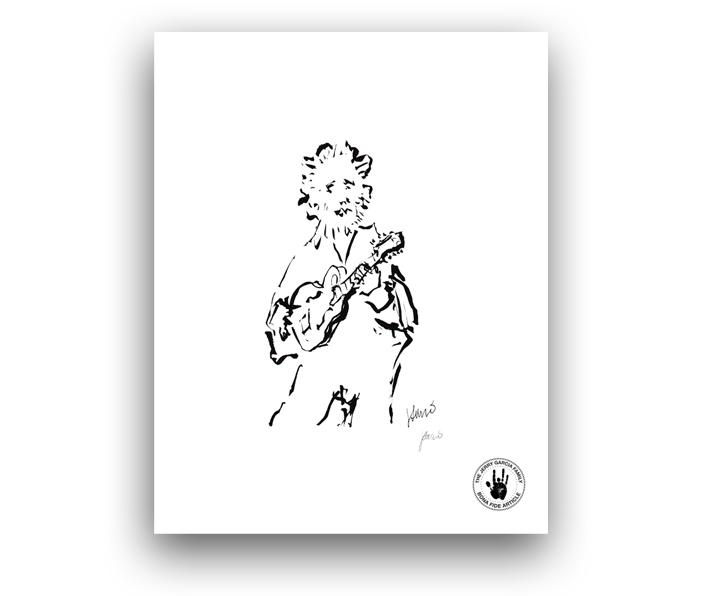 702x596 Mandolin Player - Mandolin Drawing
