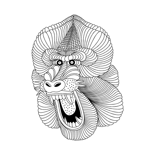 630x630 Patrick Seymour Mandrill - Mandrill Drawing