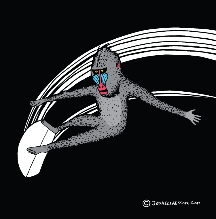 750x760 Mandrill Drawing Jonas Claesson - Mandrill Drawing