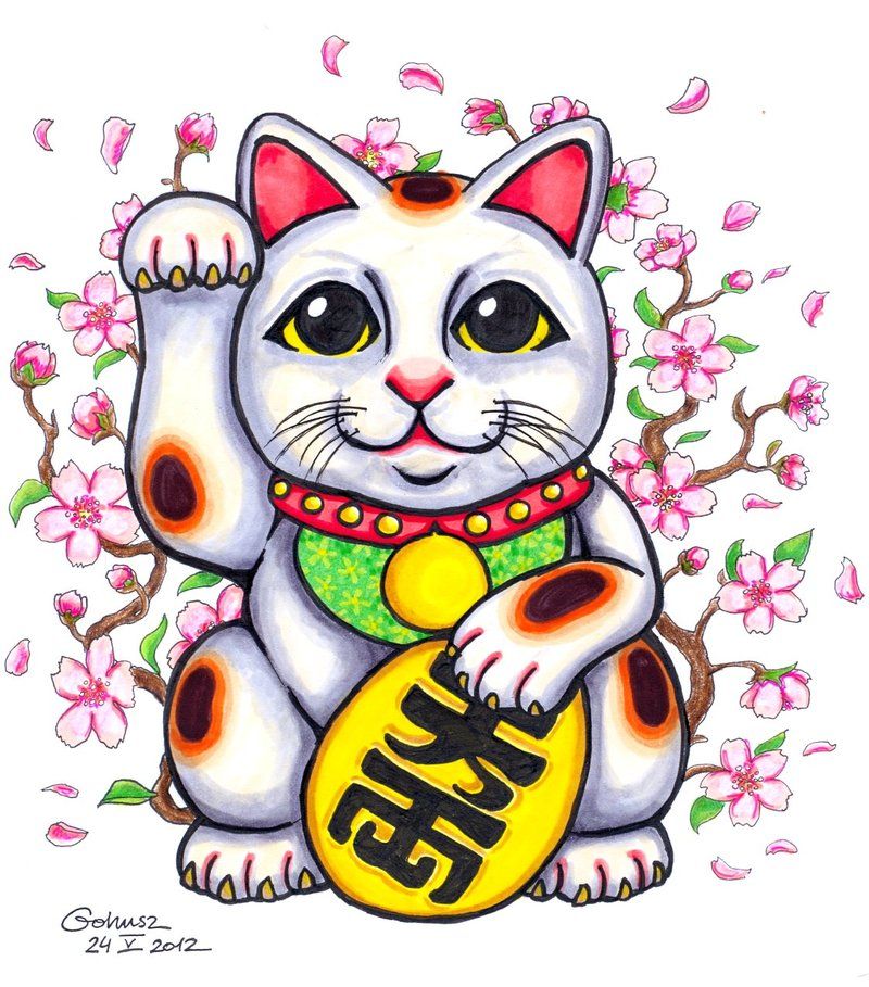 Maneki Neko Drawing at Explore collection of