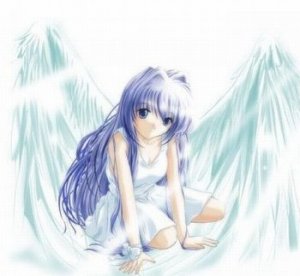 300x276 Christian Art Angels Angel Manga Girl - Manga Angel Drawing