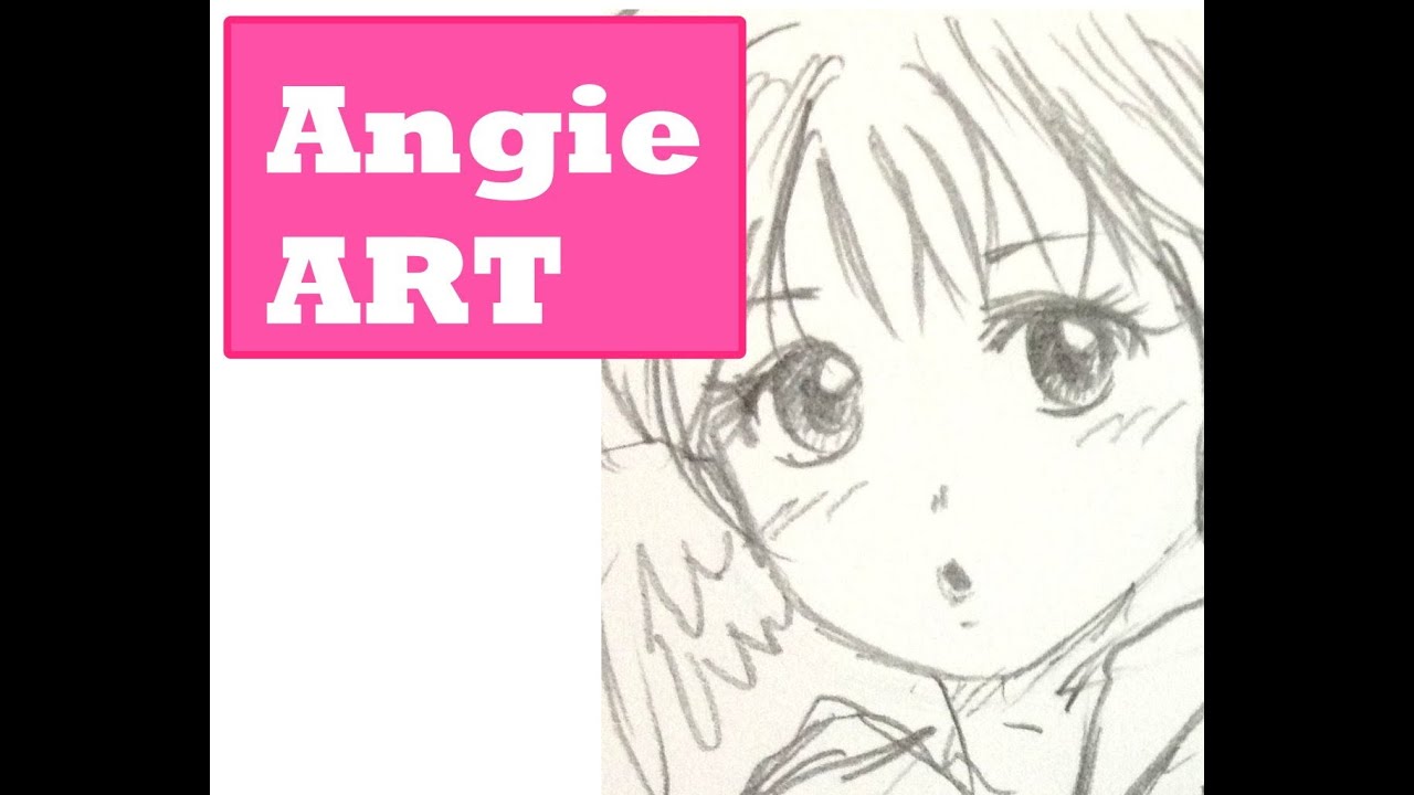 1280x720 How To Draw An Angel - Manga Angel Drawing