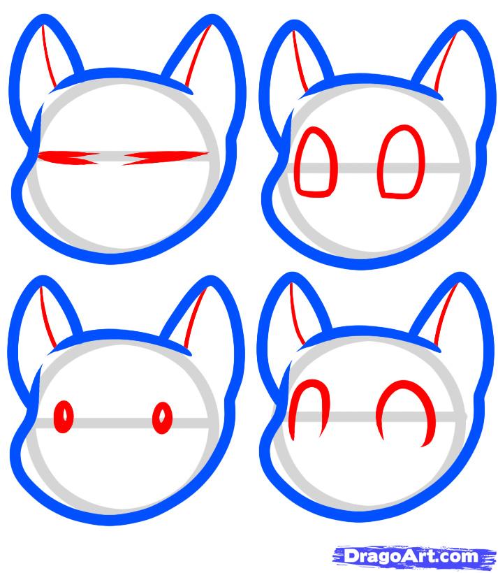 713x820 how to draw anime cats, anime cats, step - Manga Animals Drawing