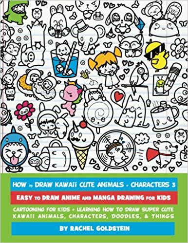 386x499 How To Draw Kawaii Cute Animals + Characters Easy To Draw Anime - Manga Animals Drawing