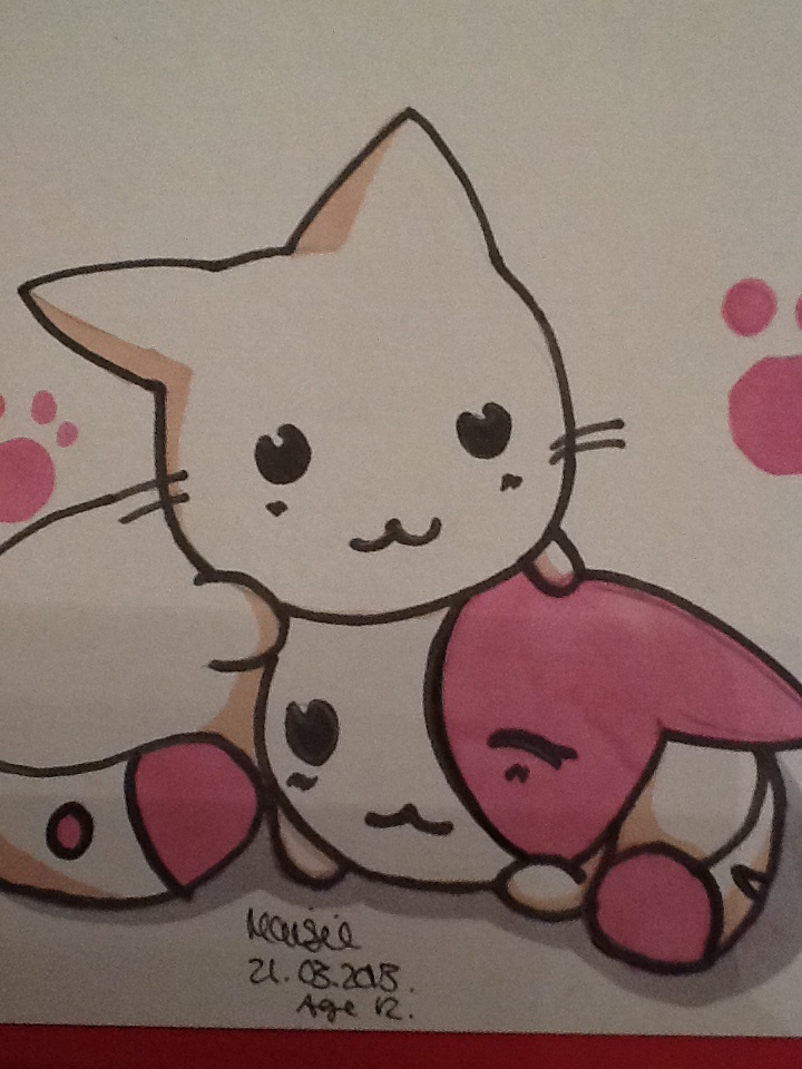 720x960 Cute Anime Animals Drawings Anime Collection - Manga Animals Drawing