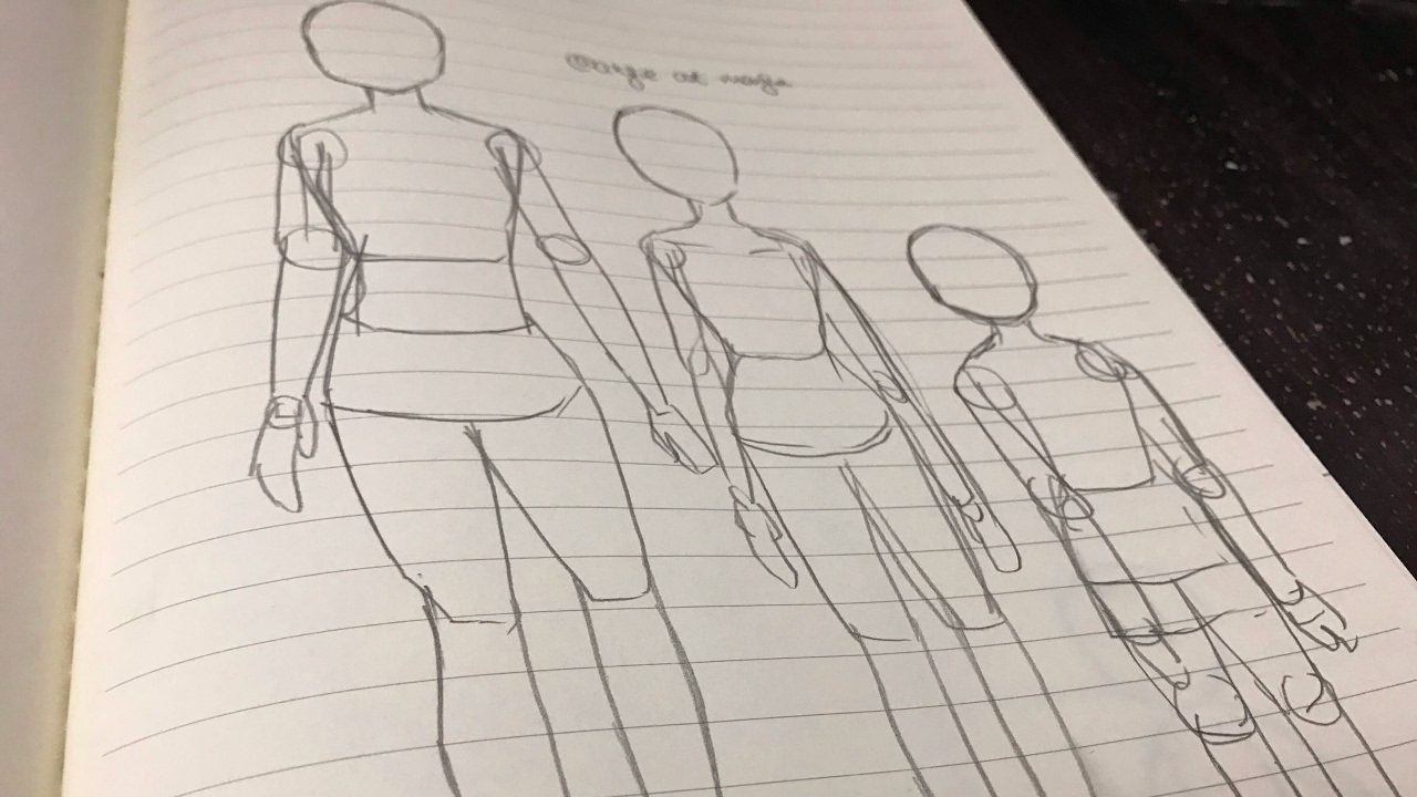 1280x720 How To Draw Manga Body For Different Ages - Manga Body Drawing