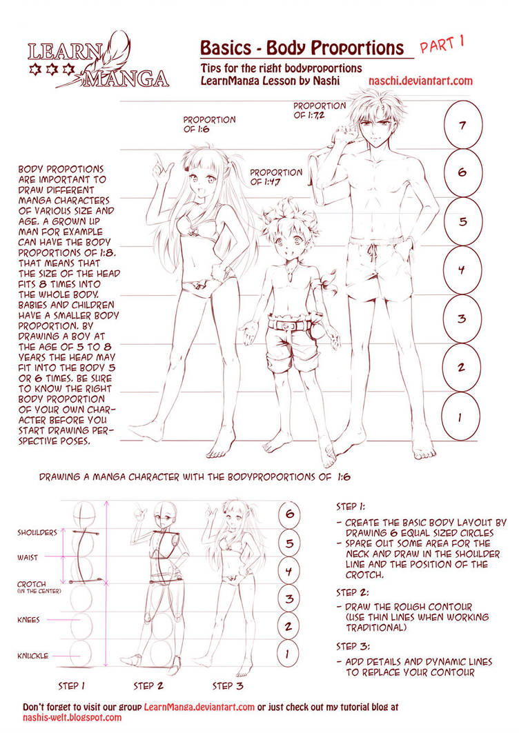 752x1063 Learn Manga Body Proportions - Manga Body Drawing