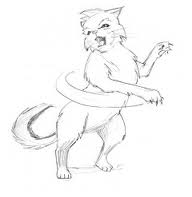 192x197 Scratch Studio - Manga Cat Drawing