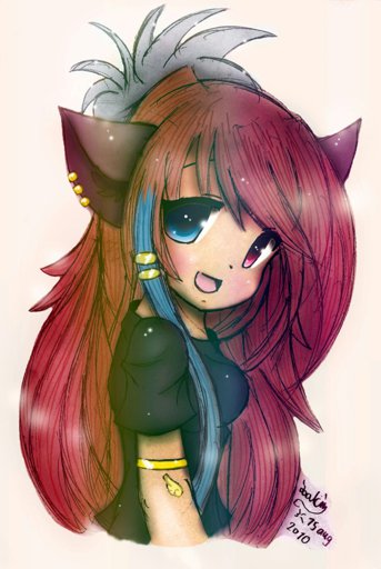 343x512 Image Manga Cat Girl Drawing - Manga Cat Girl Drawing