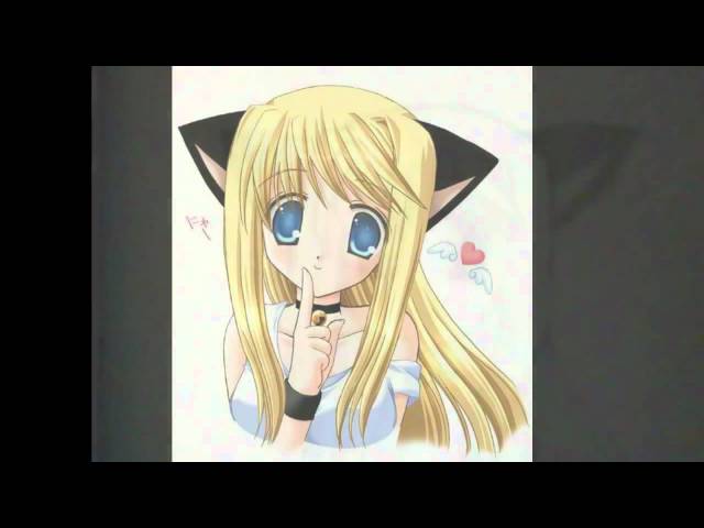 640x480 My Anime Cat Girl Drawing - Manga Cat Girl Drawing