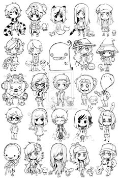 236x349 chibi base drawing drawings, couple drawings, chibi - Manga Chibi Drawing
