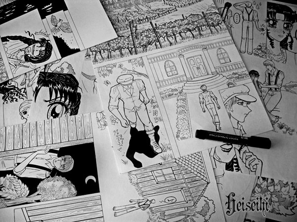 600x450 Manga Drawing Heiseihi Art - Manga Drawing