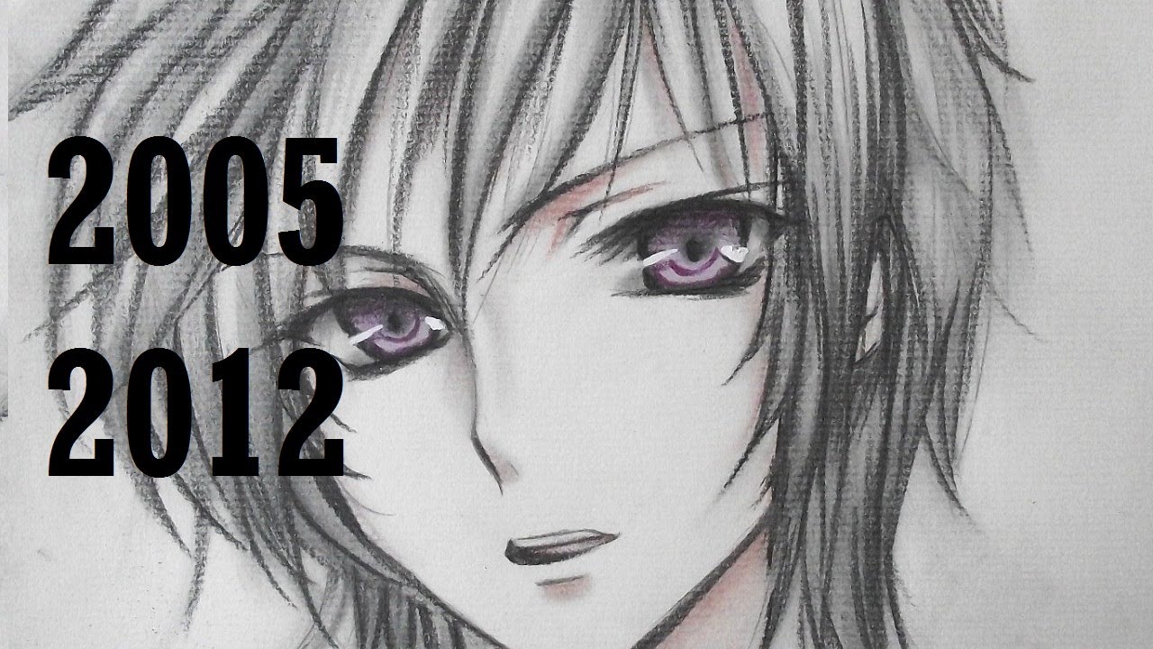 1280x720 My Manga Drawings Since I Started - Manga Drawing