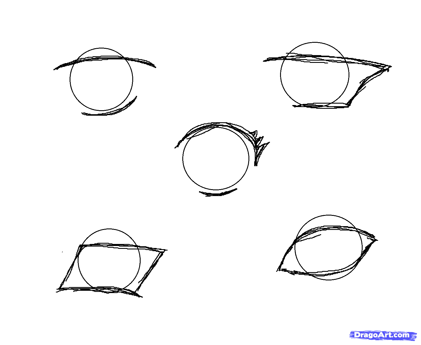 1464x1202 Draw Manga Eyes, Step - Manga Drawing Step By Step