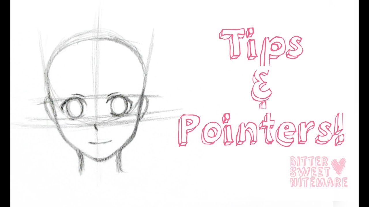 1280x720 Tutorial Tips For Drawing A Manga Face - Manga Drawing Tutorial