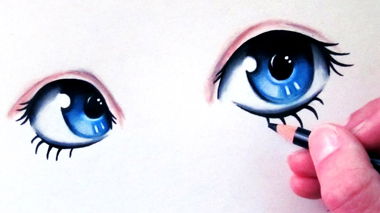 1280x720 How To Draw Manga Eyes - Manga Eyes Drawing