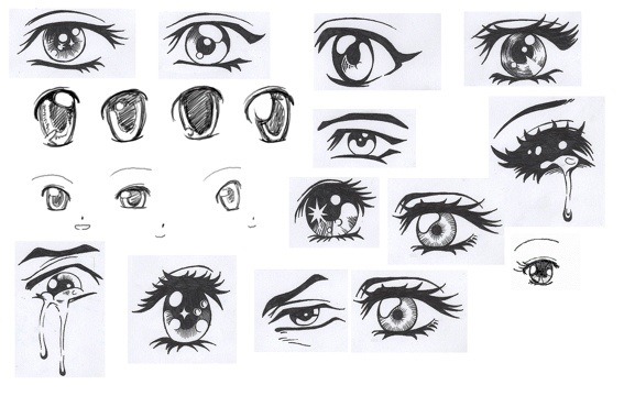 567x360 How To Draw Manga Eyes - Manga Eyes Drawing