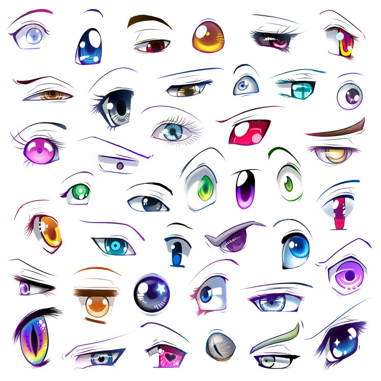 750x750 Tutorialdrawing Manga Eyes - Manga Eyes Drawing
