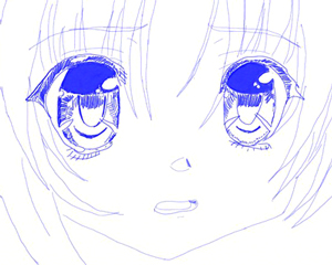 300x240 How To Draw Anime Eyes - Manga Eyes Drawing